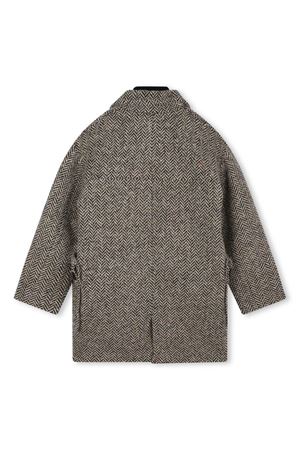 cappotto in lana nero LANVIN KIDS | N30161M92